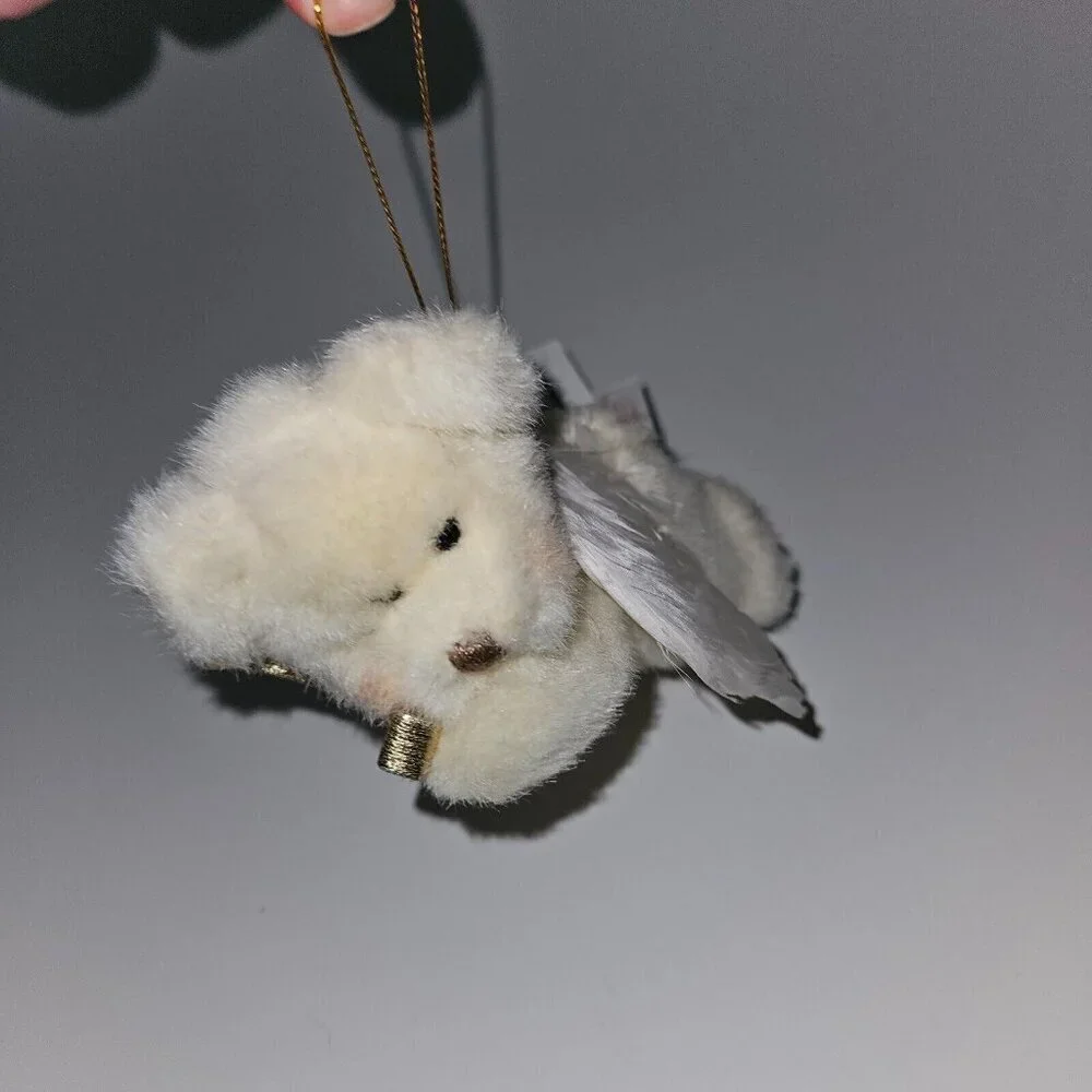 Russ Ivory Teddy Bear Angel Plush 5.5